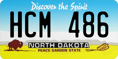 ND license plate HCM486