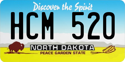 ND license plate HCM520