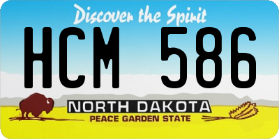 ND license plate HCM586