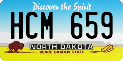 ND license plate HCM659