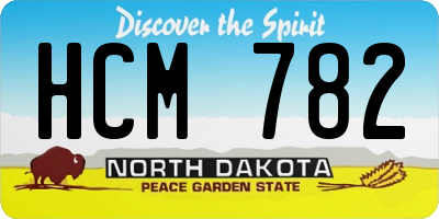 ND license plate HCM782