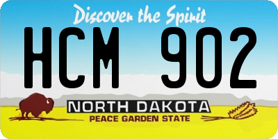 ND license plate HCM902