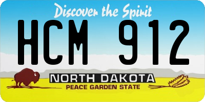 ND license plate HCM912