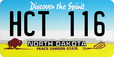 ND license plate HCT116