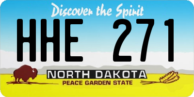 ND license plate HHE271