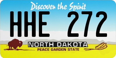 ND license plate HHE272