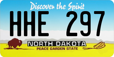 ND license plate HHE297