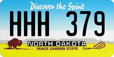 ND license plate HHH379