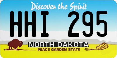 ND license plate HHI295