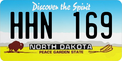 ND license plate HHN169
