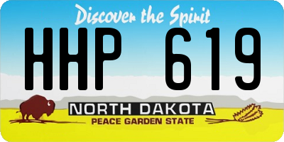 ND license plate HHP619