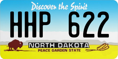 ND license plate HHP622