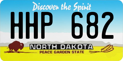 ND license plate HHP682