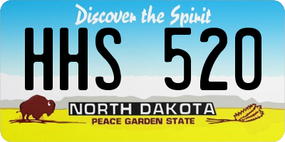ND license plate HHS520