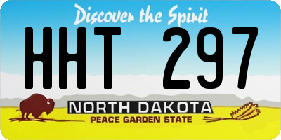 ND license plate HHT297