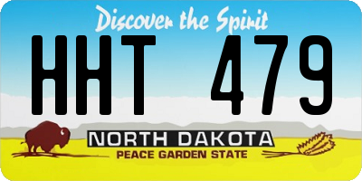 ND license plate HHT479