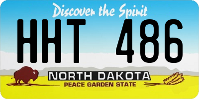 ND license plate HHT486