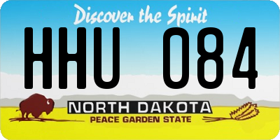 ND license plate HHU084