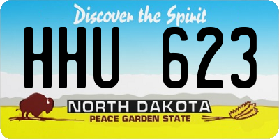 ND license plate HHU623