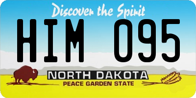 ND license plate HIM095