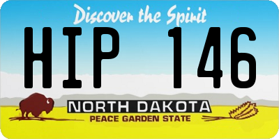 ND license plate HIP146
