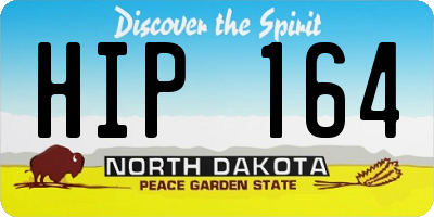 ND license plate HIP164