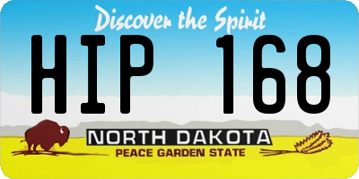 ND license plate HIP168
