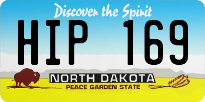 ND license plate HIP169