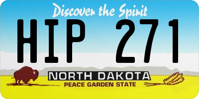 ND license plate HIP271