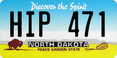 ND license plate HIP471