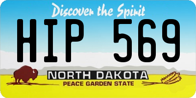 ND license plate HIP569