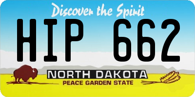 ND license plate HIP662