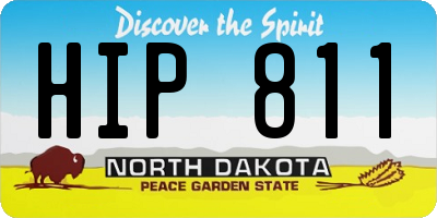 ND license plate HIP811