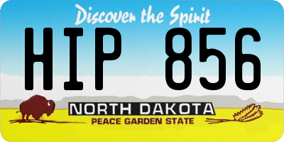 ND license plate HIP856