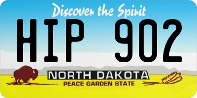 ND license plate HIP902