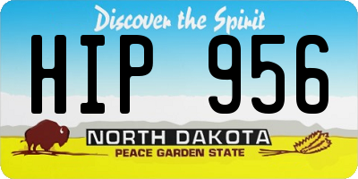 ND license plate HIP956