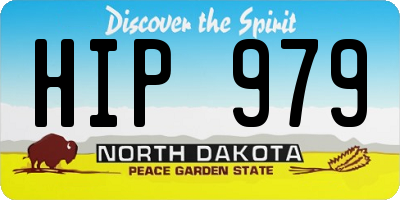 ND license plate HIP979