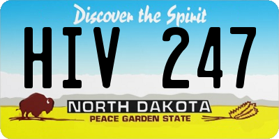 ND license plate HIV247