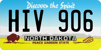 ND license plate HIV906
