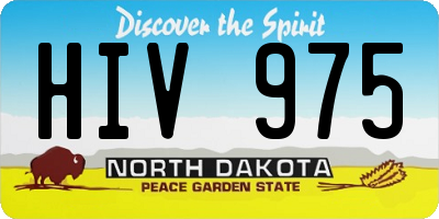 ND license plate HIV975