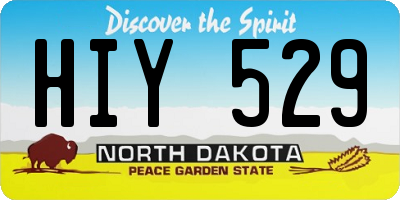 ND license plate HIY529
