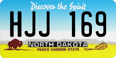 ND license plate HJJ169