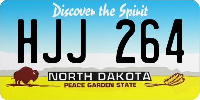 ND license plate HJJ264