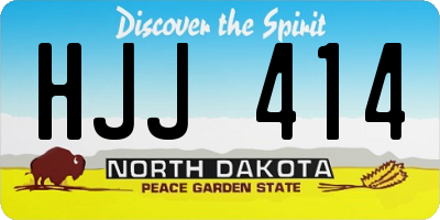 ND license plate HJJ414