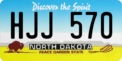 ND license plate HJJ570