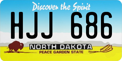 ND license plate HJJ686