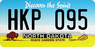 ND license plate HKP095