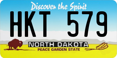 ND license plate HKT579
