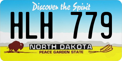 ND license plate HLH779