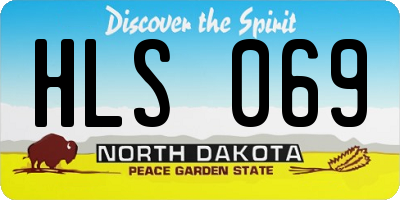 ND license plate HLS069